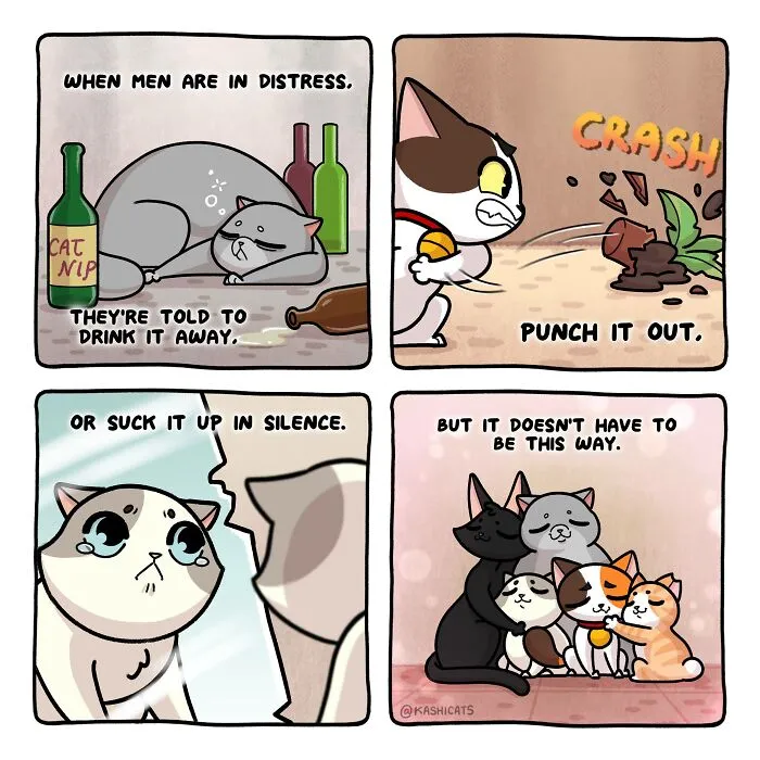 Artist Brings Awareness To Foster Care And Other Issues Through Cat Comics (35 Pics)