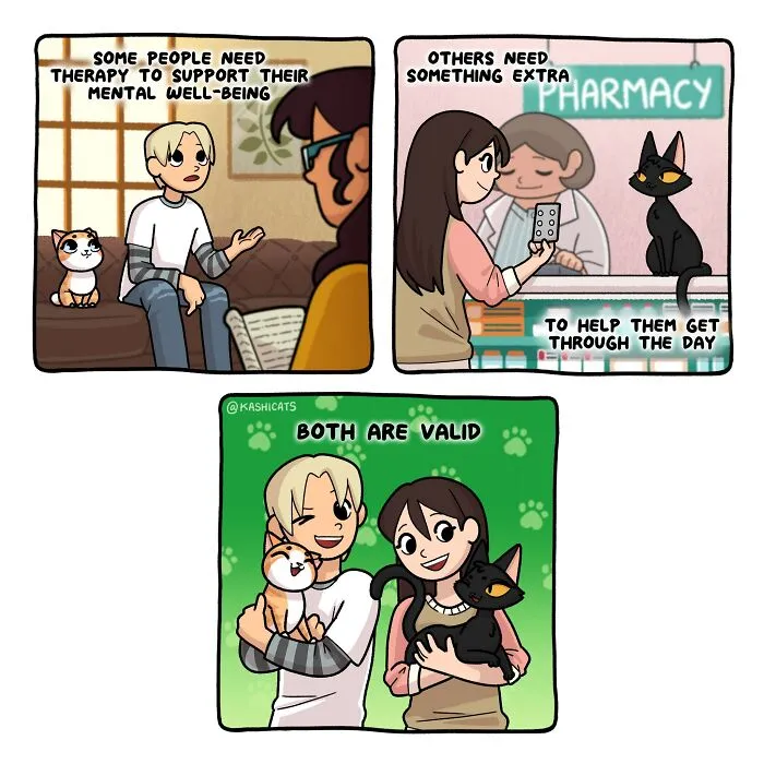 Artist Brings Awareness To Foster Care And Other Issues Through Cat Comics (35 Pics)