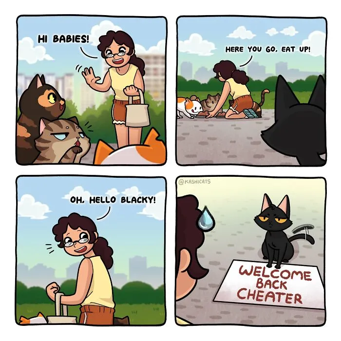 Artist Brings Awareness To Foster Care And Other Issues Through Cat Comics (35 Pics)