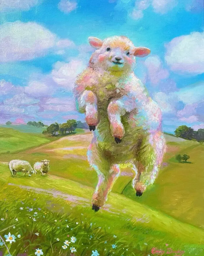 37 Whimsical And Very Cute Portraits Of Animals By This Artist