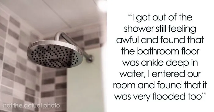 "TIFU By Falling Asleep In The Shower And Flooding The Hotel"