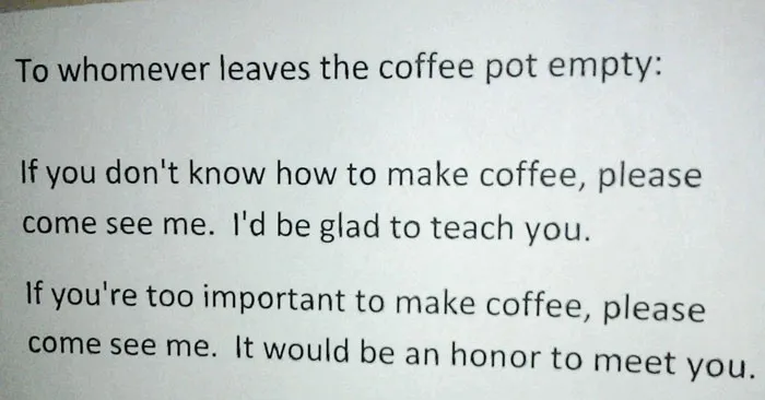 Coworker Left This In The Break Room Today, With His Name And Phone Number. Bold Move