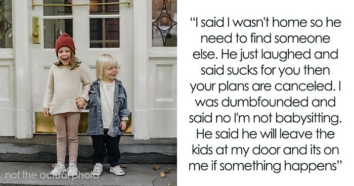 Family Drama Ensues After Brother Leaves Kids At His Sister's Despite Her Refusal, She Calls Cops