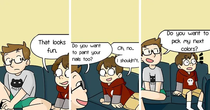 This Artist Illustrates Their Family Life In Apartment 4B In These 68 New Comics