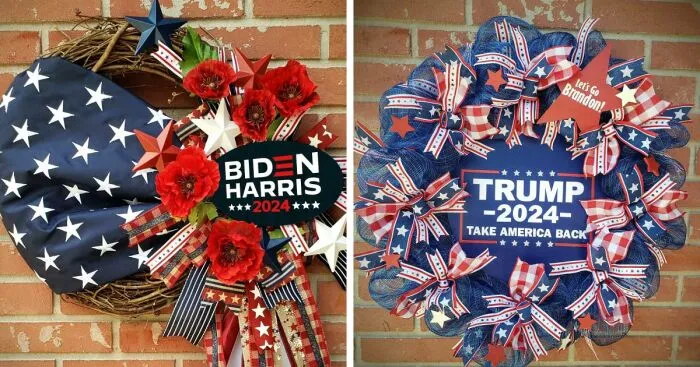 I Made Decorative Wreaths For Presidential Candidates 2024