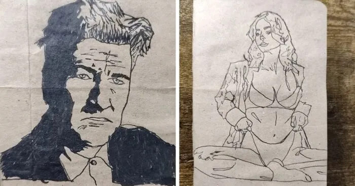 My Pocket Notebooks That I Make From Recycled Paper Bags (8 Pics)