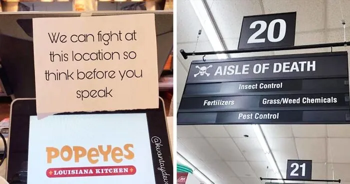 50 Hilarious New Pics In The “Give Me A Sign” Facebook Group’s Collection