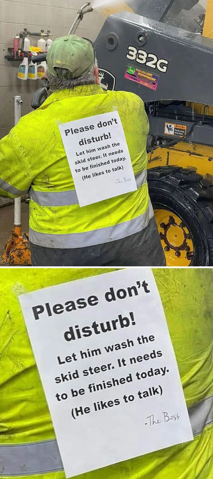 Just Let This Man Do His Job