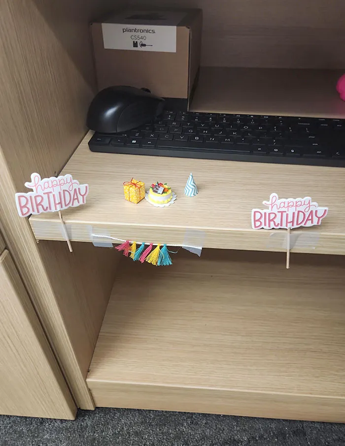 Les pedí que no me decoraran mucho la mesa