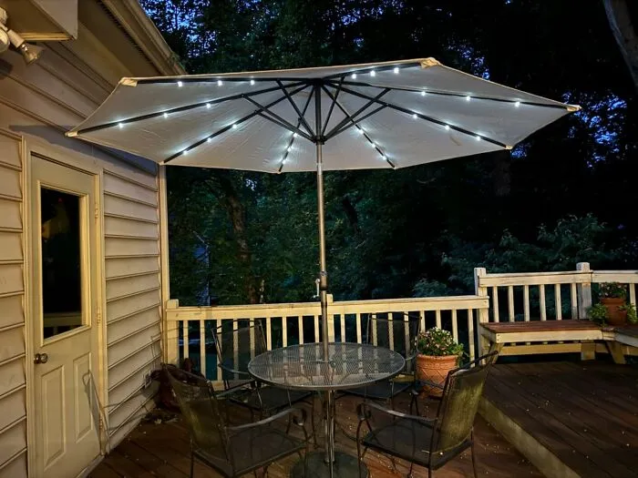 Extend Your Outdoor Enjoyment Into The Evening With A <a Style="Display:inline;" Href="Https://Www.amazon.com/Dp/B07934lhzb?ascsubtag=&th=1&linkcode=ll1&tag=bplemur-20&linkid=080e91e0dc7c5d8f1dca89e807c75e8e&language=en_us&ref_=as_li_ss_tl"_blank"><span Style="Font: Inherit; Color: #d74b1f;"> LED Lighted Patio Umbrella</Span>, Creating A Warm And Inviting Ambiance For Your 4th Of July Gatherings