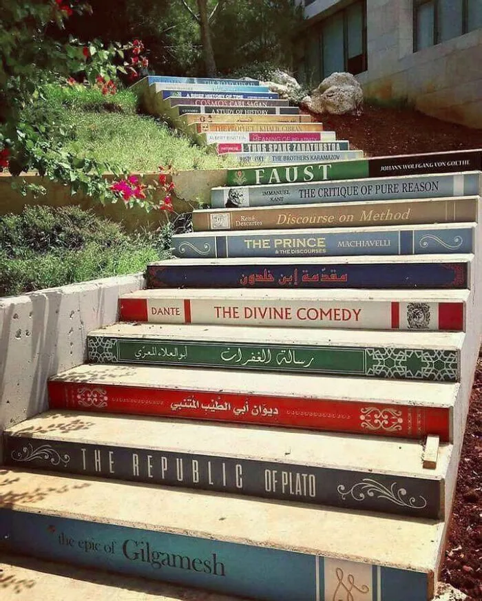 Stairs At Balamand University, Lebanon