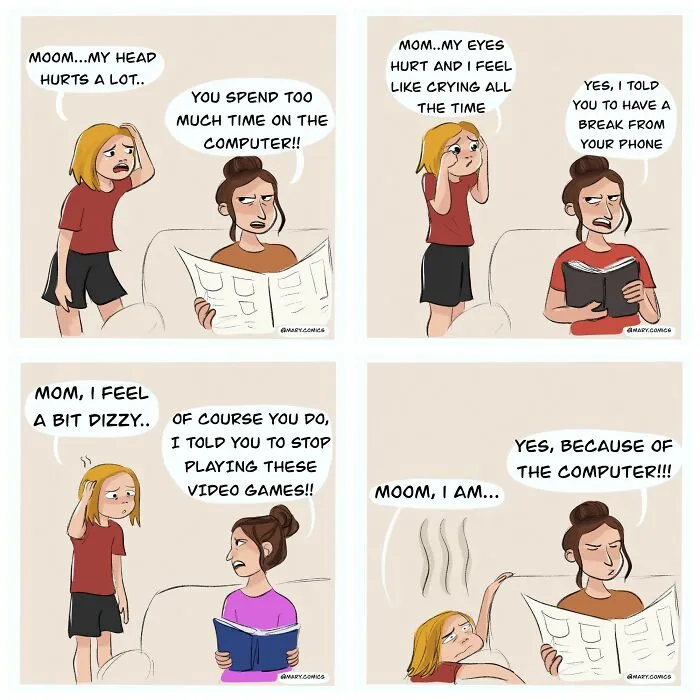 Artist Made 26 Comics By This Artist That Many Young People Will Relate To