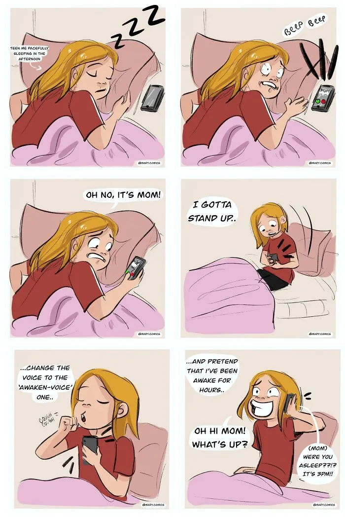 Artist Made 26 Comics By This Artist That Many Young People Will Relate To