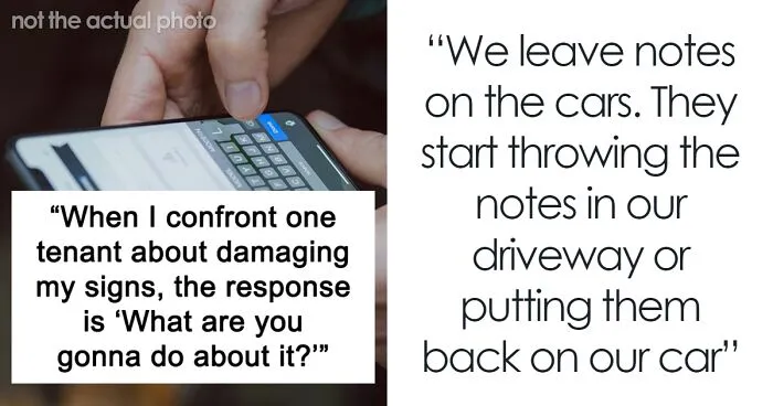 Neighbors Face Eviction Following Continuous Disregard For Homeowner's Driveway