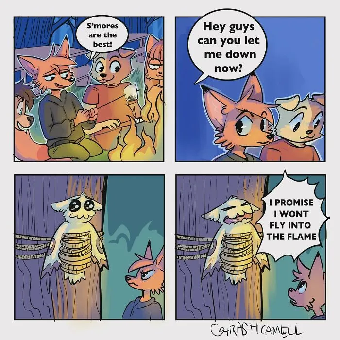 Animals Navigating Human-Like Scenarios In Hilarious Comics, By This Artist (65 Pics)