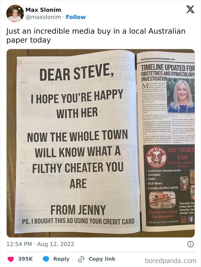 Steve Wasn't An Honest Man