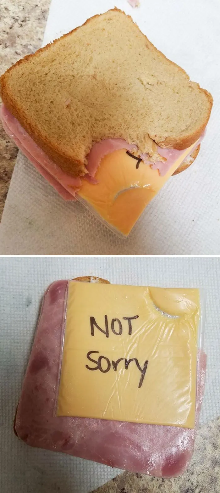 Llamé a mi esposa "preparadora de sandwiches" mientras me preparaba el almuerzo para llevarme al trabajo