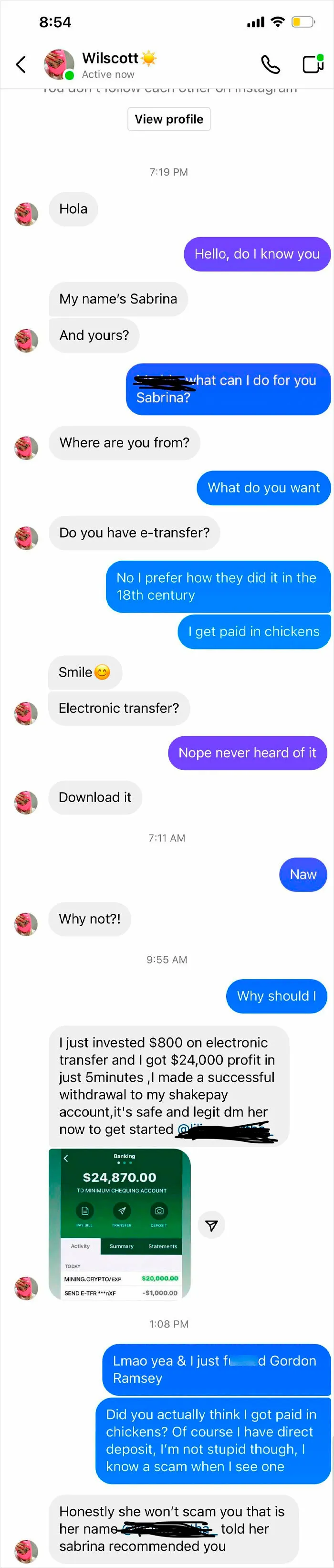 These Scammers Man