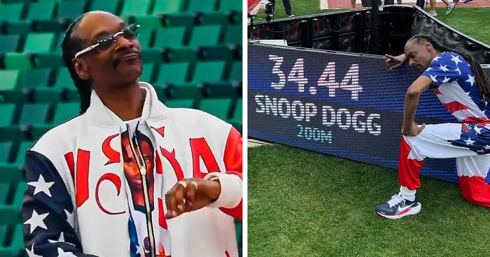 Snoop Dogg Competes In The US Olympic Trials' 200-Meter Dash, Finishes In 34.44 Seconds