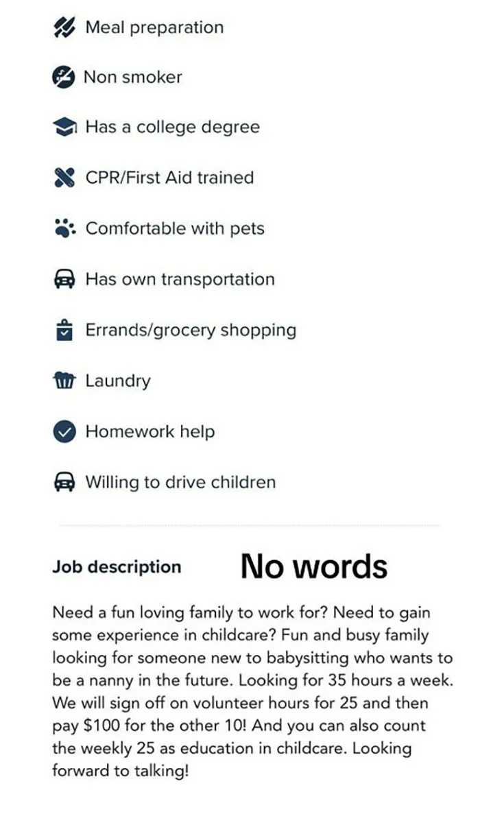Nanny Shares 29 Posts From Entitled Parents Who Would Ask Nannies To Pay Them If They Could
