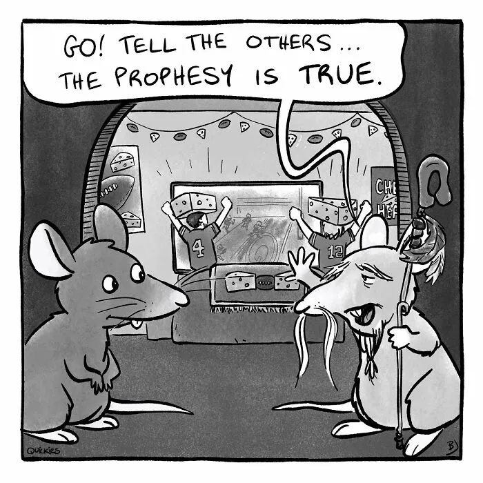 30 Witty One-Panel Comics From The Collaborative Minds Of Two Artists Under The Name Quickies (New Pics)