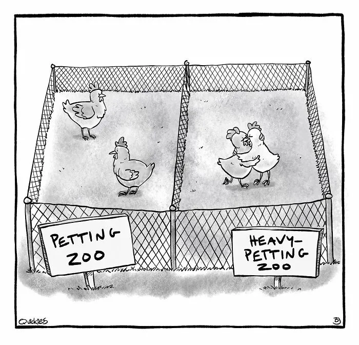 30 Witty One-Panel Comics From The Collaborative Minds Of Two Artists Under The Name Quickies (New Pics)