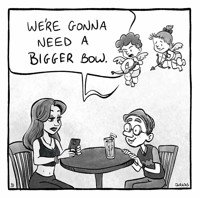 30 Witty One-Panel Comics From The Collaborative Minds Of Two Artists Under The Name Quickies (New Pics)