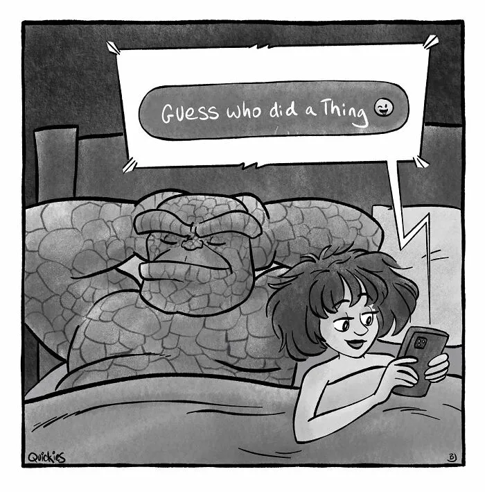 30 Witty One-Panel Comics From The Collaborative Minds Of Two Artists Under The Name Quickies (New Pics)