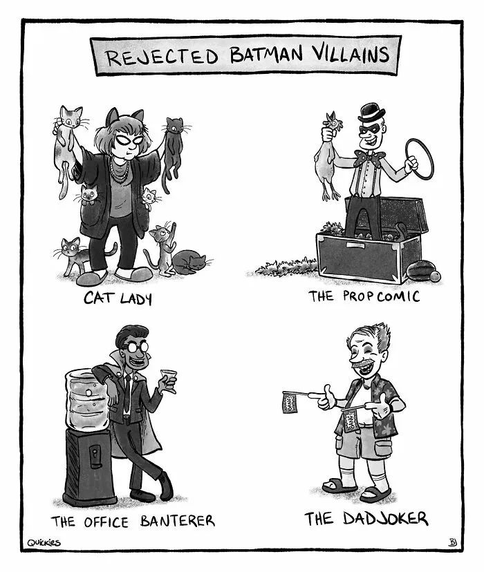 30 Witty One-Panel Comics From The Collaborative Minds Of Two Artists Under The Name Quickies (New Pics)