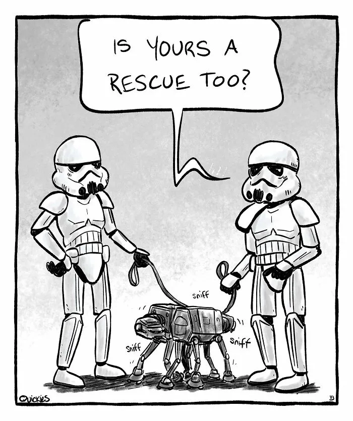 30 Witty One-Panel Comics From The Collaborative Minds Of Two Artists Under The Name Quickies (New Pics)