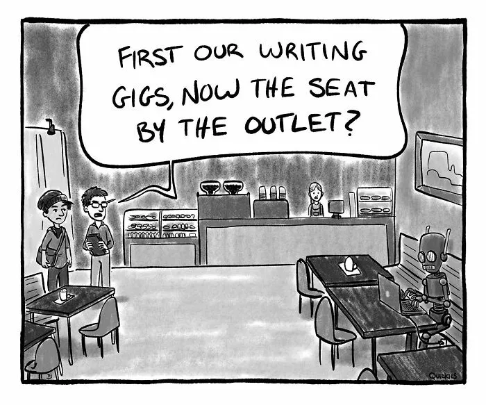 30 Witty One-Panel Comics From The Collaborative Minds Of Two Artists Under The Name Quickies (New Pics)