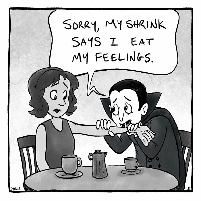 30 Witty One-Panel Comics From The Collaborative Minds Of Two Artists Under The Name Quickies (New Pics)