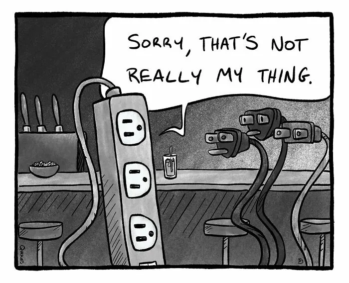 30 Witty One-Panel Comics From The Collaborative Minds Of Two Artists Under The Name Quickies (New Pics)