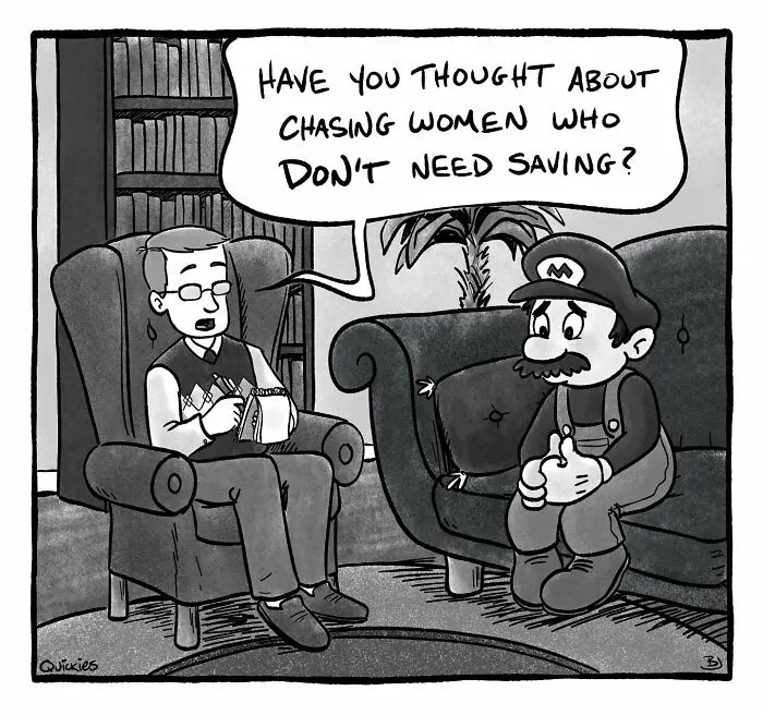 30 Witty One-Panel Comics From The Collaborative Minds Of Two Artists Under The Name Quickies (New Pics)