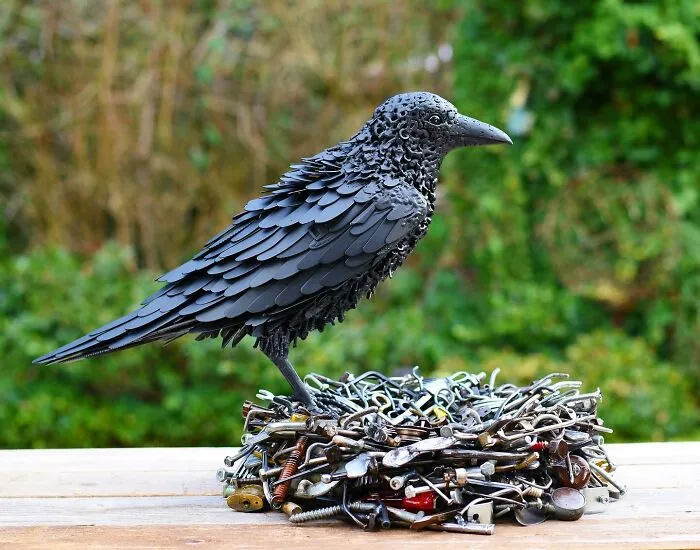 Artist Revives Used Metal From Landfill By Reusing It For His Amazing Sculptures (23 New Pics)