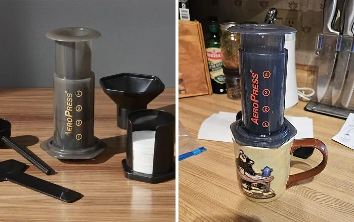 <a style="display:inline;" href="https://www.amazon.com/Aeropress-Original-Espresso-style-Portable-Espresso/dp/B0047BIWSK?ie=UTF8&linkCode=ll1&tag=bpstarfish-20&linkId=530e36cb033e12f3dd0bb89ce8b55ac7&language=en_US&ref_=as_li_ss_tl" target="_blank"><span style="font: inherit; color: #d74b1f;"> AeroPress Coffee Maker</span>: Your Portable Barista For A Perfect Cup On The Go