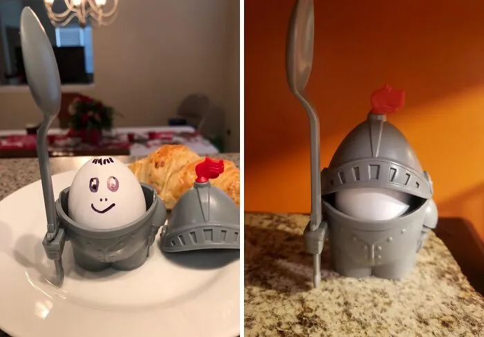 <a Style="Display:inline;" Href="Https://Www.amazon.com/Arthur-Boiled-Holder-Included-Knight/Dp/B00hzj0jw8?ie=utf8&linkcode=ll1&tag=bpstarfish-20&linkid=5a2b5cc5a7347f4563f492f6e0135571&language=en_us&ref_=as_li_ss_tl" Target="_blank"><span Style="Font: Inherit; Color: #d74b1f;"> Knight Egg Cup</Span>: Let Your Breakfast Be Defended By A Miniature Knight In Shining Armor