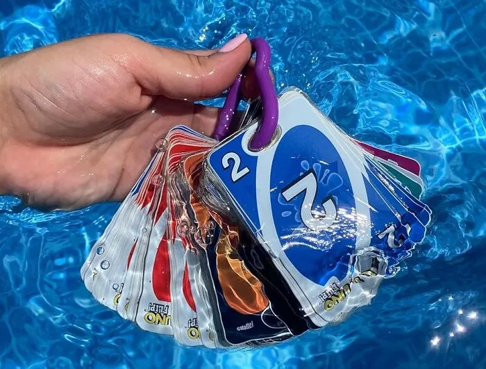 The <a Style="Display:inline;" Href="Https://Www.amazon.com/Mattel-Games-Waterproof-Portable-Camping/Dp/B00txi1new?ie=utf8&th=1&linkcode=ll1&tag=bpstingray-20&linkid=9eba50be1deb595be81497f12722eddb&language=en_us&ref_=as_li_ss_tl" Target="_blank"><span Style="Font: Inherit; Color: #d74b1f;"> UNO Splash Card Game</Span> Is The Perfect Travel Companion, Ready For Any Adventure, Wet Or Dry!