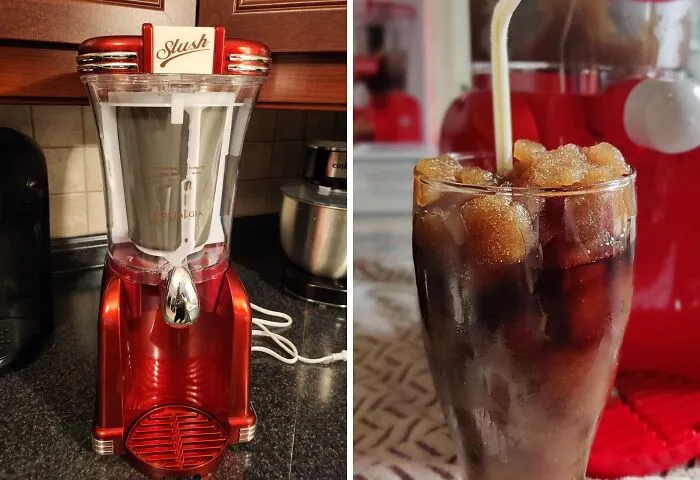 From Frozen Margaritas To Fruity Slushies: The <a Style="Display:inline;" Href="Https://Www.amazon.com/Nostalgia-Coca-Cola-32-Ounce-Slushie-Machine/Dp/B0bhxddqcw?ie=utf8&th=1&linkcode=ll1&tag=bpstingray-20&linkid=6578c46c0b1a22efc256cd07c365ad83&language=en_us&ref_=as_li_ss_tl" Target="_blank"><span Style="Font: Inherit; Color: #d74b1f;"> Frozen Drink Maker</Span> Turns Your Kitchen Into A Summer Sensation