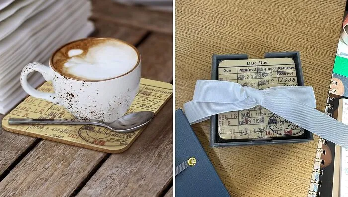 Sip Your Coffee And Dream Of Dewey Decimals With A <a Style="Display:inline;" Href="Https://Www.amazon.com/Vintage-Coasters-Creative-Literary-Librarians/Dp/B0b8rt1kg1?dib=eyj2ijoimsj9.vxll-9yueolbzoeyjmp3ub4bfcpj8ps_rq2maenr2wc1y8t5n-E8gbao2clkle8bgzmszr0vqf6ee3mq-Euqs5-Vsi3kdxdxuesdlnsqe_hhlymhawhdtqpi32um6sgfiden1lkq0wuqmzpz8egh456pqgsdepwvhr5oajfamnngm9fb4jiptd_51urvulcp1fvjcfyn7pt-Cwqmsbx3a_dpnpc9pmhr3rl5b7btaj7dqsfjh2k5evd3bwpcygrano8qqppawucnfxqav-_2clojndk8zvceb78b0-Vd4xi.rmxe_envta_kqgnu0hqintat3gem7ny1zgm_cid4vco&dib_tag=se&keywords=library+card+socks&qid=1720076437&sr=8-7&linkcode=ll1&tag=bpkangaroo-20&linkid=2e7fd35c922eb63a108d30cb3d449163&language=en_us&ref_=as_li_ss_tl" Target="_blank"><span Style="Font: Inherit; Color: #d74b1f;"> Library Due Date Card Coaster Set</Span>