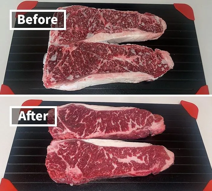 Dinner Dilemmas Solved: The  <a Style="Display:inline;" Href="Https://Www.amazon.com/Defrosting-Thawing-Defroster-Miracle-Included/Dp/B08cmjs2b2?ie=utf8&linkcode=ll1&tag=bptiger-20&linkid=da8db345f64e829a8e9b742d74eabed0&language=en_us&ref_=as_li_ss_tl" Target="_blank"><span Style="Font: Inherit; Color: #d74b1f;"> Defrosting Tray For Frozen Meat</Span> Is Your Time-Saving Kitchen Hero