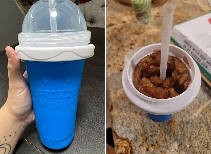 DIY Slushies In A Squeeze. The  <a Style="Display:inline;" Href="Https://Www.amazon.com/Squeeze-Slushie-Homemade-Cooling-Children/Dp/B09ctsh6qj?ie=utf8&th=1&linkcode=ll1&tag=bptiger-20&linkid=bd4bd97ef77830d57d32f75f4150b404&language=en_us&ref_=as_li_ss_tl" Target="_blank"><span Style="Font: Inherit; Color: #d74b1f;"> Magic Slushy Maker Squeeze Cup</Span> Turns Drinks Into Icy Delights