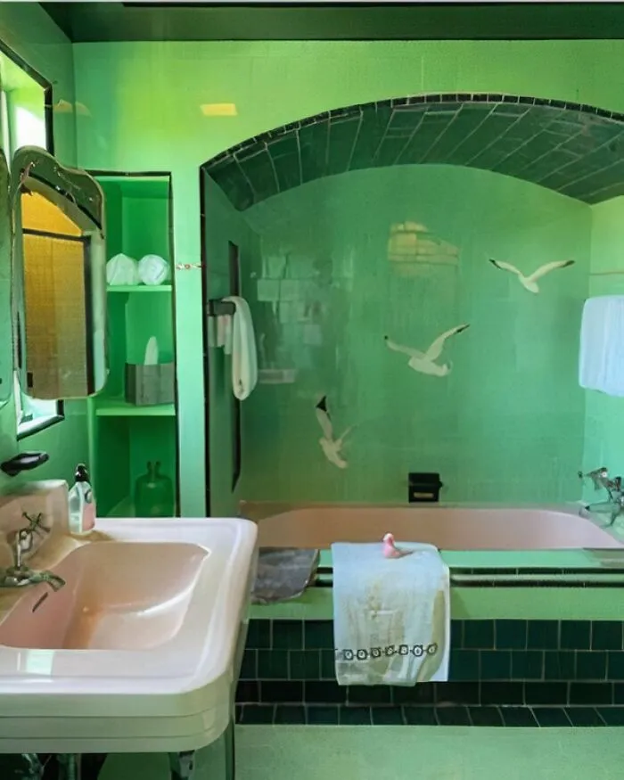 Groovy Vibes: 30 Fun And Funky Pictures Of Vintage Bathroom Aesthetics To Take You Back In Time