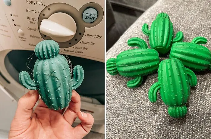 Ditch The Lint Roller & Dryer Sheets:  <a Style="Display:inline;" Href="Https://Www.amazon.com/Gp/Product/B099nfw712?&linkcode=ll1&tag=bplobster-20&linkid=c9cafc04b3adc1a64ee92a6c612368ae&language=en_us&ref_=as_li_ss_tl" Target="_blank"><span Style="Font: Inherit; Color: #d74b1f;"> Cactus Shaped Silicone Dryer Balls</Span> Tame Pet Hair & Static Cling