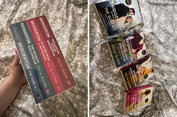 <a Style="Display:inline;" Href="Https://Www.amazon.com/Bridgerton-Boxed-Set-Gentleman-Bridgertons/Dp/0063238780?&linkcode=ll1&tag=bpshark-20&linkid=836f45c6378146ad06d05d634c8a8dc1&language=en_us&ref_=as_li_ss_tl" Target="_blank"><span Style="Font: Inherit; Color: #d74b1f;"> "Bridgerton" Boxed Set 1-4 By Julia Quinn </Span>— Your One-Way Ticket To Regency Romance!