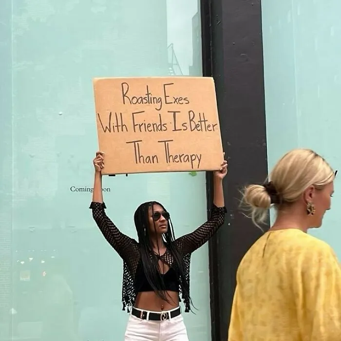 45 Times “Dudette With Sign” Did Everyone A Public Service And Protested Irritating Things (New Pics)