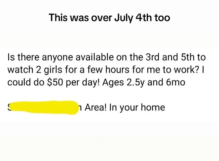 Nanny Shares 29 Posts From Entitled Parents Who Would Ask Nannies To Pay Them If They Could