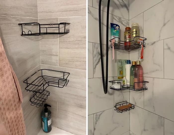 Install The <a Style="Display:inline;" Href="Https://Www.amazon.com/Yasonic-Adhesive-Organizer-Rustproof-Drilling/Dp/B0d2tk6vb7?th=1&linkcode=ll1&tag=bprooster-20&linkid=989dc94a73d92af9ab6033fdcd117dcb&language=en_us&ref_=as_li_ss_tl" Target="_blank"><span Style="Font:inherit;color:#d74b1f;"> Adhesive Corner Shower Caddy</Span> For Clutter-Free Shower Time
