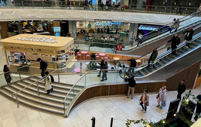 This Escalator Requires That You Still Use The Stairs