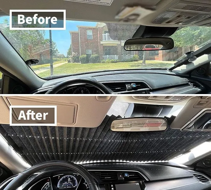 This <a Style="Display:inline;" Href="Https://Www.amazon.com/Windshield-Protection-Retractable-Automatic-Front-25-59inch/Dp/B07tdh59q2?ie=utf8&th=1&linkcode=ll1&tag=bpbutterfly-20&linkid=b0ef32aa649c293e7cf9c607f00c7492&language=en_us&ref_=as_li_ss_tl" Target="_blank"><span Style="Font: Inherit; Color: #d74b1f;"> Retractable Windshield Sun Shade</Span> Is The Coolest Way To Keep Your Car Chill